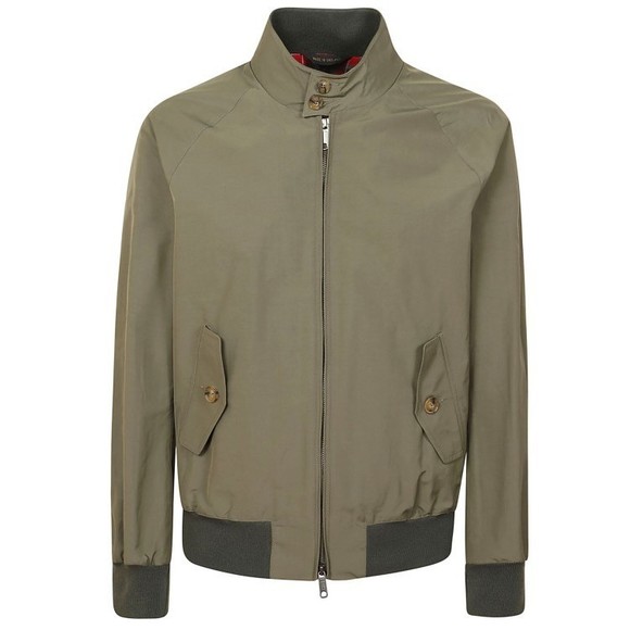Baracuta Bomber-Style Jacket With High Collar And Smooth Finish - NWT - Picture 1 of 2